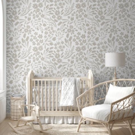 Pretty Dove Gray Wildflowers Nursery Kids Room Wallpaper Greenery Wallpaper Nursery, Pink And Green Boho Nursery, Sage Green And Rust Nursery, Sage Green And Yellow Nursery, Sage Girl Nursery, Sage Green Baby Girl Nursery, Pastel Green Nursery, Sage Green Nursery Girl, Fairy Forest Nursery