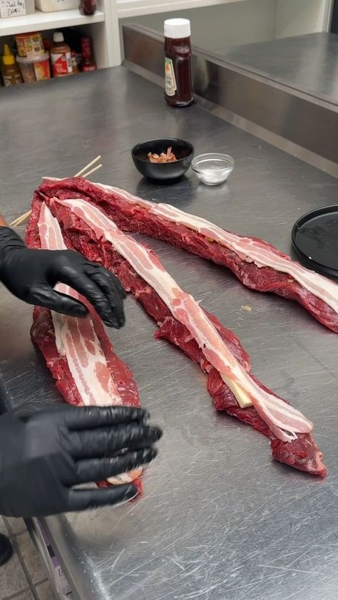 Braided beef n Bacon | bacon, beef | Braided beef n Bacon 🙂 | By Chefclub Network Chefclub Network, Beef Tenderloin, Pork Tenderloin, Carb Recipes, Low Carb Recipes, Bacon, Gate, Low Carb, Braids