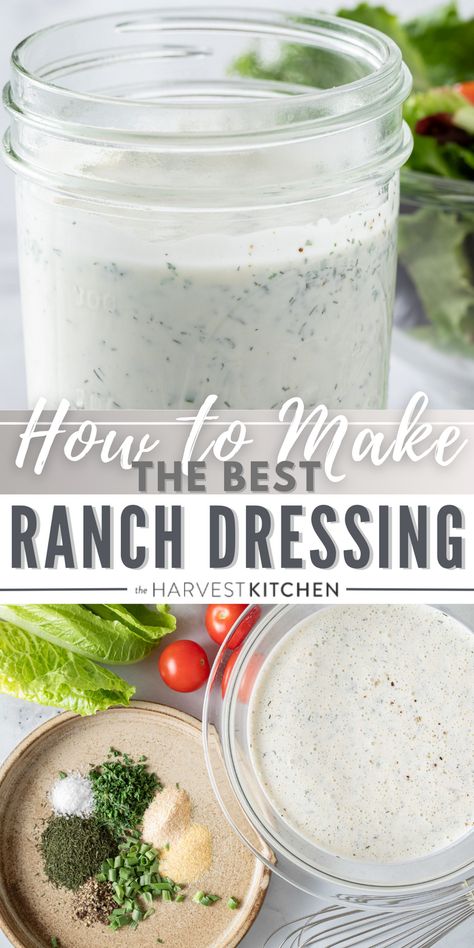 Best Homemade Ranch Dressing, Best Homemade Ranch, Buttermilk Ranch Dressing Recipe, Best Ranch Dressing, Ranch Dressing Recipe Homemade, Buttermilk Ranch Dressing, Creamy Ranch Dressing, Ranch Dressing Recipe, Ranch Salad Dressing