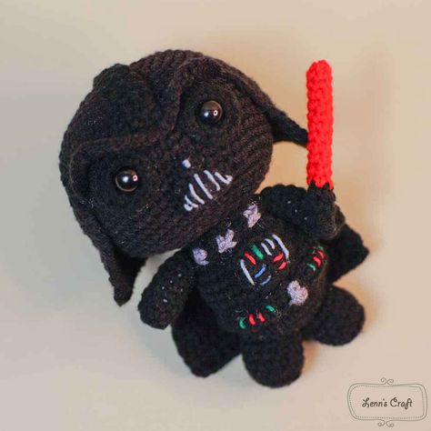 Darth Vader Star wars crochet amigurumi pattern - Lenn's Craft's Ko-fi Shop - Ko-fi ❤️ Where creators get support from fans through donations, memberships, shop sales and more! The original 'Buy Me a Coffee' Page. Star Wars Crochet Amigurumi, Easy Amigurumi Crochet, Star Wars Crochet, Crocheted Amigurumi, Darth Vader Star Wars, Easy Amigurumi, Vader Star Wars, Star Wars Collection, Star Wars Darth