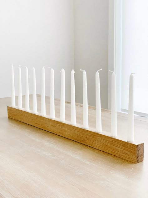 DIY Candle Holder – Simply Styled Inspo Diy Wood Candle Holder, Diy Wood Candles, Wood Candle Holders Diy, Diy Taper Candles, Candle Holder Ideas, Homemade Candle Holders, Diy Candle Stick Holder, Debut Planning, Diy Candle Holder