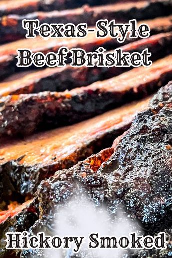 This Texas-style smoked brisket is kissed with hickory smoke and cooked low and slow to mouth-watering BBQ perfection. It's melt in your mouth meat candy! Smoker Brisket, Bbq Brisket Recipes, Smoked Jerky, Brisket Seasoning, Texas Brisket, Brisket Recipes Smoked, Meat Candy, Brisket Recipe, Beef Brisket Recipes