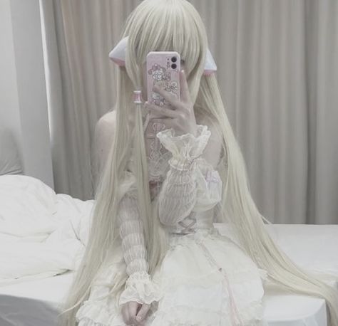 Chobits Cosplay, Chii Chobits, Soft Egirl, Doll Aesthetic, Dark Feminine Aesthetic, Cosplay Characters, Pink Girly Things, All Things Cute, Feminine Aesthetic