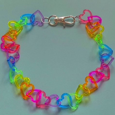 Dreamcore Accessories, Rainbow Goth Aesthetic, Dreamcore Jewelry, Clowncore Jewelry, Clowncore Accessories, Kidcore Accessories, Kidcore Jewelry, Rainbow Things, Rainbow Accessories