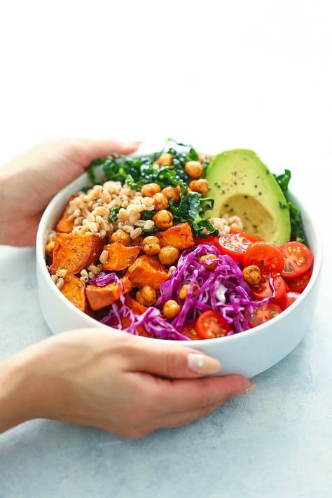 Nourish Bowl Recipe Nourish Bowl, Baked Food, Delicious Meal Prep, Buddha Bowls Recipe, Healthy Dinner Ideas, Healthy Bowls, Recipe Sweet, Mango Salsa, Bowl Recipe