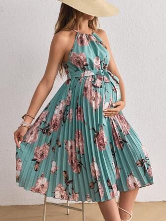 Maternity Beach Wear, Maternity Dresses Casual, Latest Maternity Dresses, Casual Maternity Dress, White Maternity Dresses, Maternity Dresses Summer, Clothes For Pregnant Women, Maternity Nursing Dress, Summer Pregnancy