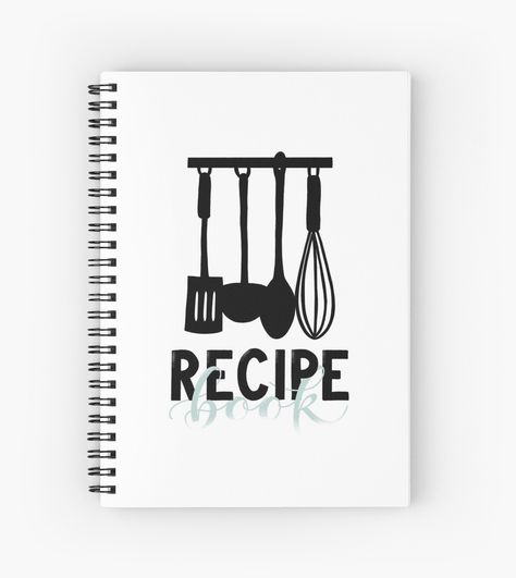 Recipe Book Journal, Recipe Book Covers, Recipe Book Design, Front Cover Designs, Quirky Illustration, Recipe Template, Redbubble Products, Book Drawing, Drawings Simple