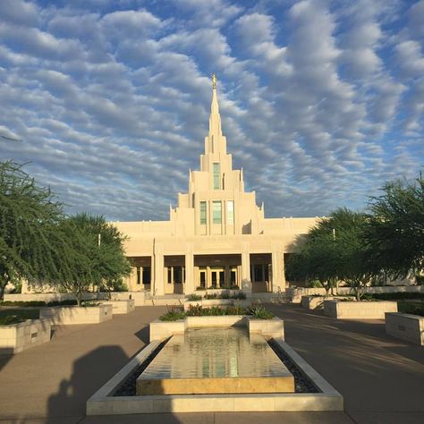 Morning at the Phoenix Temple Lds Temples, Latter Day Saints, Temple, House Styles