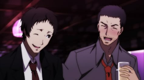 Dojima X Adachi, Adachi X Dojima, Iwai Munehisa, Ryotaro Dojima, Adachi Tohru, Tohru Adachi, Ugly Monkey, Yu Narukami, Persona 4