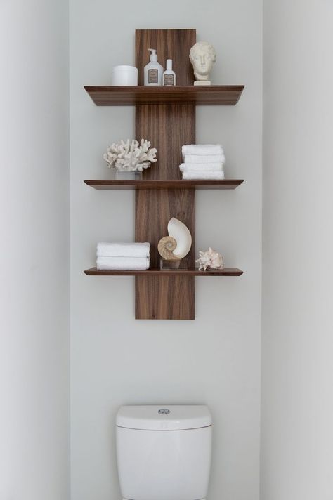 Home Decor Shelves, Design Hallway, Entrance Interior, Wall Shelves Design, Small Bathroom Ideas On A Budget, Diy Bathroom Decor, Small Bathroom Ideas, Small Bathroom Decor, Diy Furniture Table