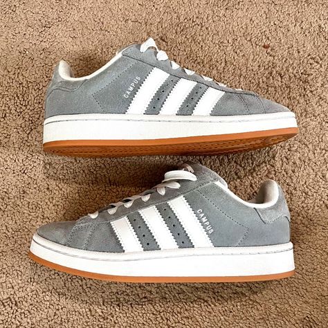 Size: Youth Size Us 6/ Women's Us 7/ Men's Us 6 (9.4 In. Foot Length) Condition: Lightly Worn ~2-3 Times ***Includes Shoes + Unworn Adidas Grey Laces. Adidas Campus 00s Grey, Campus 00s Grey, Adidas Originals Shoes, Adidas Grey, Adidas Campus 00s, Adidas Campus, Shoes Adidas, Grey Adidas, Womens Shoes Sneakers