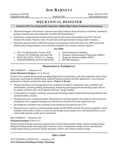 Sample resume for an experienced mechanical designer Mechanical Engineer Resume, Autocad 2016, Resume Designer, Engineer Resume, Chronological Resume, Engineering Resume, Education Resume, Business Resume, Resume Template Examples