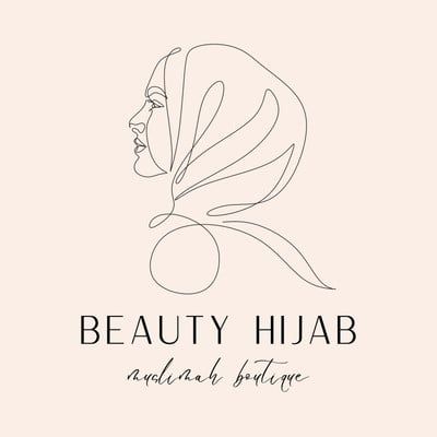 Use this customizable Pink Minimalist Feminine Hijab Line Logo template and find more professional designs from Canva. Logo Tudung Selendang, Label Hijab Design, Logo Selendang, Hijab Logo Design Idea, Hijab Logo Design Branding, Hijab Line Art, Deen Dunya, Hijab Logo, Unique Hijab