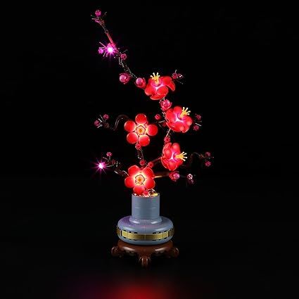 Amazon.com: BRIKSMAX Light Kit for Lego Plum Blossom -Led Lighting Compatible with Lego Icons Botanical 10369 Building Set- Not Included Lego Set : Toys & Games Jack Storms, Glass Art Techniques, Room Theme, Ceramic Artwork, Sea Inspired, Light Magic, Laser Cut Acrylic, Plum Blossom, Shape And Form