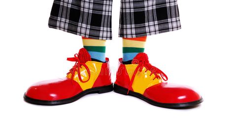 Shoes On White Background, Clown Clothing, Jester Puppet, European Mythology, Jester Outfit, Circus Activities, Clown Tattoos, Clown Pics, Elf Boots