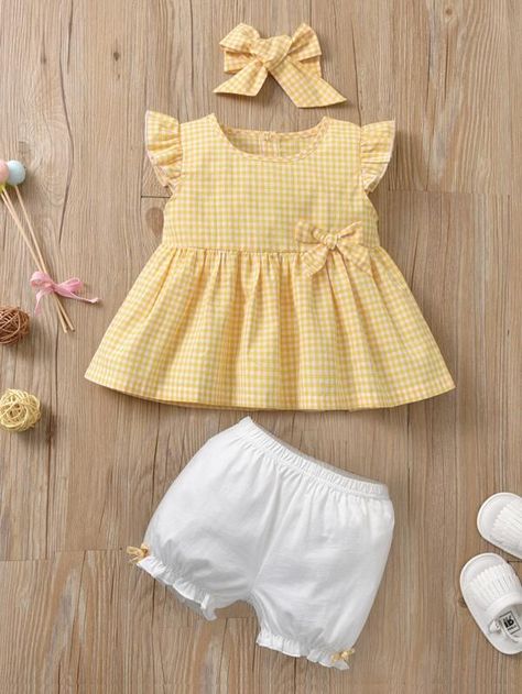 Summer Dress For Baby Girl, Baby Girl Frocks Summer, Baby Frok Designs Summer, Baby Girl Skirt Top Design, Baby Girl Cotton Dress, Newborn Baby Dresses, Kids Dress Collection, Baby Gowns Girl, Baby Girl Shorts