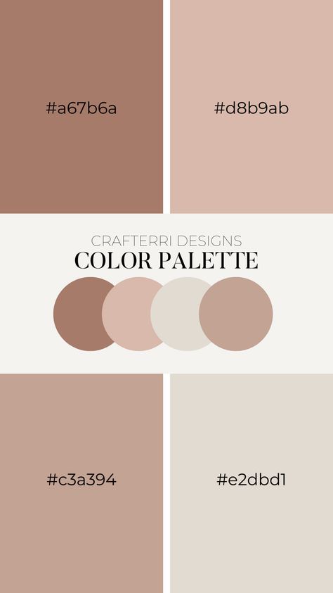 Girlboss Color Palette, Hex Codes Color Palette Neutral, Neutral Aesthetic Small Business, Aesthetic Color Palettes Canva, Blush Neutral Color Palette, Color Palette Branding Small Businesses, Nude Branding Color Palettes, Neutral Color Swatches, Neutral Logo Color Palette