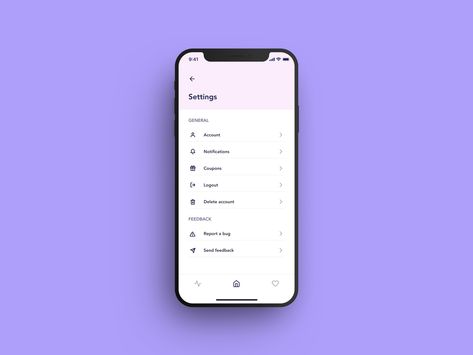 Daily UI Settings page. Setting Ui Design, Settings Page Ui Design, Settings Ui Design Mobile App, Setting Ui, List Ui Design, Payment Page Ui Design, Home Page Ui Design Mobile App, Payment App Ui Design, Web Application Ui