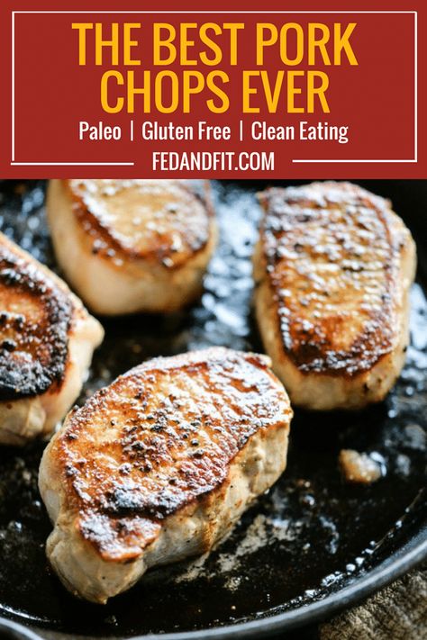 Best Pork Chops Ever, Best Pork Chops, Perfect Pork Chops, Thick Cut Pork Chops, Pan Seared Pork Chops, Baked Pork Chops Oven, Seared Pork Chops, Pork Chop Recipes Baked, Pork Rib Recipes