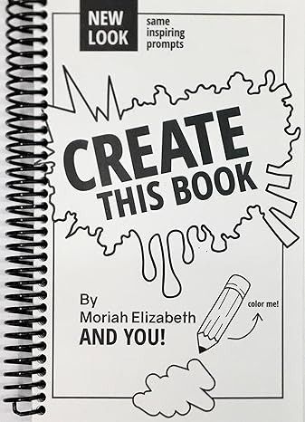 Moriah Elizabeth Create This Book, Create This Book Moriah Elizabeth, Moriah Elizabeth, Wishlist Board, Create This Book, Xmas Wishlist, Im Bored, Kindle App, Amazon Books