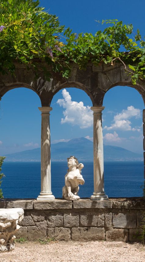 Villa Astor, Best Places In Italy, Mediterranean Interior Design, Sorrento Italy, Places In Italy, Luxury Villa Rentals, Luxury Rentals, Beautiful Spaces, Villa Rental