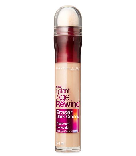 Most of the concealers in our test proved drying, so it's extra notable that our 2012 Anti-Aging Award winner, ♥️got the highest marks for moisturization. This top drugstore pick excelled at hiding under-eye circles, while going on smoothly and providing lasting coverage.  - GoodHousekeeping.com Best Waterproof Makeup, Maybelline Age Rewind Concealer, Concealer Maybelline, Instant Age Rewind Concealer, Age Rewind Concealer, Maybelline Concealer, Maybelline Instant Age Rewind, Anti Aging Makeup, Natural Skin Care Remedies