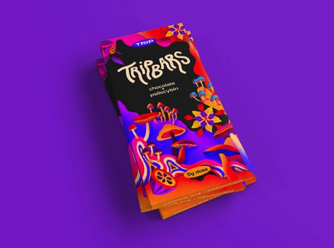 Mushroom Packaging Design, Magic Mushroom Chocolate, Chocolate Bar Packaging, Packaging Tips, Mushroom Chocolate, Chocolate Bar Design, Magic Chocolate, Bar Packaging, Packaging Design Ideas