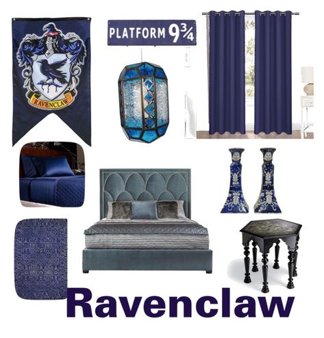 Ravenclaw Room Decor, Ravenclaw Bedroom Aesthetic, Ravenclaw Bedroom Ideas, Ravenclaw Inspired Bedroom, Ravenclaw Room Ideas, Harry Potter Room Decor Bedroom Ideas, Ravenclaw Bedroom, Ravenclaw Room, Harry Potter Themed Bedroom