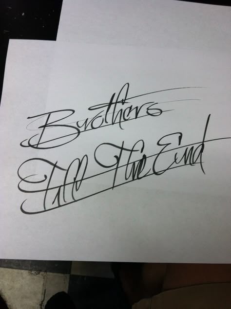 brothers tattoo Brother From Another Mother Tattoo, Brother Quotes Tattoo, Brotherhood Tattoo Men, Brother And Brother Tattoos, Brother Tattoo Ideas Guys, Friendship Tattoos Men, Three Brothers Tattoo, Matching Brother Tattoos For Men, Brother Tattoos For Men