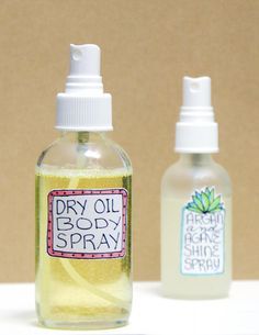 Create your own easy DIY Dry Body Oil Spray Recipe customized with your favorite fragrance! Just weigh the ingredients, combine and shake to mix! Diy Body Oil, Body Spray Recipe, Lemon Recipe, Natural Skincare Recipes, Homemade Beauty Recipes, Body Oil Spray, Dry Body Oil, Perfect Teeth, Diy Kosmetik