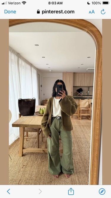 Sage Pants Outfit, Green Flare Pants Outfit, Pants Outfit Work, Mom Fall, Pants Outfit, Flare Pants, Olive Green, Work Outfit, Outfit Inspo