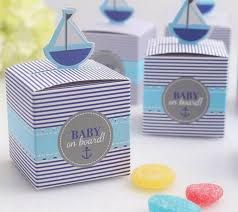 Nautical Little Sailor "Baby on Board" Baby Shower Favor Box; 60 Pieces - Walmart.com Sailor Baby Showers, Sailor Baby, Baby Shower Favours, Baby Candy, Baby Shower Candy, Wedding Candy Boxes, Candy Gift Box, Baby Shower Invitaciones, Nautical Baby Shower