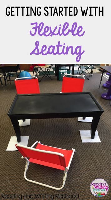 Getting Started with Flexible Seating - ideas for set up, furniture and inspiration to get started from Reading and Writing Redhead Classroom Seating Ideas, Classroom Flexible Seating, Flexible Seating Ideas, Desk Arrangements, Flexible Seating Classroom, Classroom Organization Elementary, Alternative Seating, Party Seating, Classroom Seating