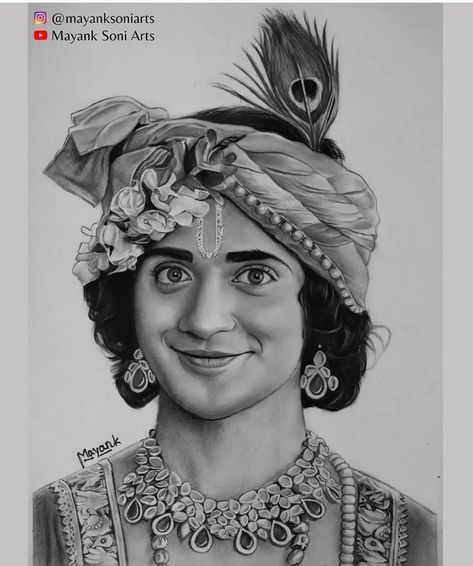 Pencil Sketches Radha Krishna Art Pencil Sketch, Vitthal Rukmini Pencil Sketch, Radha Krishna Portrait Sketch, Pencil Shading Portraits Faces, Cool Shading Drawing, Pencil Sketches Of Krishna, Krishna Potrait Sketch, Portrait Sketches Realistic Pencil Art, Krishna Portrait Sketch