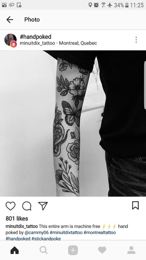 Too dark and solid but I love patchwork sleeves Traditional Tattoos Patchwork Sleeve, Patchwork Arm Tattoo Nature, Patchwork Half Sleeve, Patchwork Sleeve Filler, Nature Patchwork Sleeve, Nature Patchwork Tattoo, Traditional Patchwork Tattoo Sleeve, Nature Patchwork Tattoo Sleeve, Patchwork Tattoo Sleeve