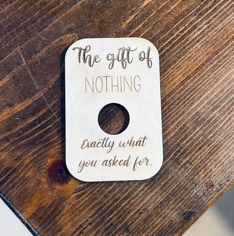 The Gift of NOTHING the Gift of I Don't CARE the Gift - Etsy Australia Stick It Out, I Don't Care, I Don T Know, Photo Displays, The Gift, Favorite Things Gift, Best Seller, Etsy Australia, Svg File