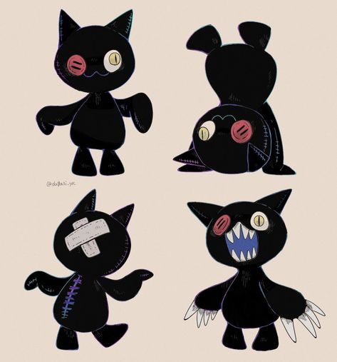 Plushie Drawing, Arte Indie, 캐릭터 드로잉, Creature Drawings, Art Fantasy, Arte Inspo, Cute Monsters, Art Characters, Creature Concept Art