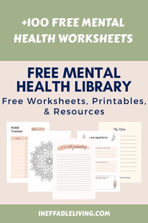 Free Mental Health Worksheets: Empower Your Mind with Evidence-Based Tools" - Access a diverse range of free, downloadable worksheets designed by mental health experts to support your well-being. Explore evidence-based exercises and activities that promote self-reflection, emotional regulation, stress management, and personal growth. Enhance your mental health journey by utilizing these valuable resources available at no cost, empowering you to take positive steps towards a healthier mind. Self Growth Worksheets, Free Dbt Worksheets, Counseling Tools Free Printable, Self Love Worksheet Free Printable, Strategies For Mental Health, Free Worksheets For Mental Health, Self Awareness Worksheets Free Printable, Mental Health Work Activities, Mental Health Activity Ideas