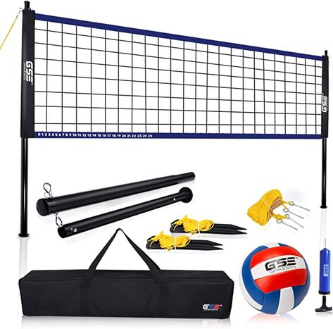 Portable Volleyball Net, Volleyball Equipment, Professional Volleyball, Volleyball Set, Badminton Net, Volleyball Stuff, Indoor Volleyball, Dream Wishlist, Volleyball Net