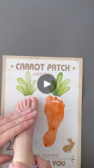 1.5K views · 16 reactions | Carrot Patch Footprint Art 🥕🥕 Cutest little memory of their little feet - Footprints make the BEST carrots ❤️ DOWNLOAD - PRINT - CREATE  Print.it.off Handprint + Footprint Art Made Easy #printitoff #footprints #footprintart #footprintcraft #babyfootprints #kidsactivities #toddleractivities #babyactivities #footprintcarrots #carrotfootprints #babyfeet #toddlerlife #footprints #feet #babyart #babyprints | Print.it.off Handprint + Footprint Art Made Easy | Matt Hobbs · Carrots Carrot Patch, Footprint Craft, Footprint Art, Baby Footprints, Toddler Life, Baby Art, Infant Activities, Baby Prints