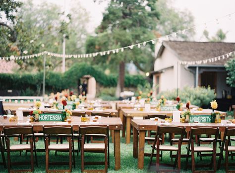 Fall San Diego Wedding at Rancho Buena Vista Adobe Gallery - Style Me Pretty Backyard String Lights, California Ranch Wedding, Backyard Reception, How I Wish, California Ranch, Wedding Banner, Craftsmen Homes, Outdoor Backyard, California Dreamin'