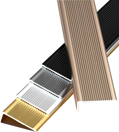 Rubber stair nosings are rubber strips that are attached to the stairway’s leading edge. Aluminium Stair Nosing gives durability and support and fit practically any staircase. They can be installed on wood, tile, or laminate staircases. On the stair edge, noses can be bullnoses or edge trims, or they can be solid strips. Stairs Edge, Stair Nosing, Wood Tile, Staircases, Laminate, Stairs, Tile, Wood, 10 Things