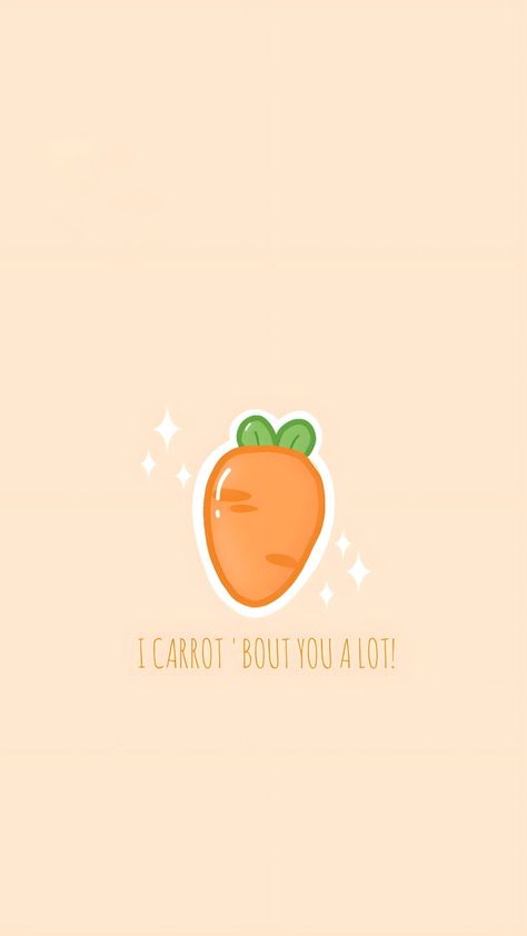 Cute Carrot Wallpaper, Carrot Wallpaper Cute, Carrot Illustration Cute, Cute Carrot Drawing, Carrot Doodle, Carrot Aesthetic, Carrot Wallpaper, Carrot Illustration, Carrot Cartoon