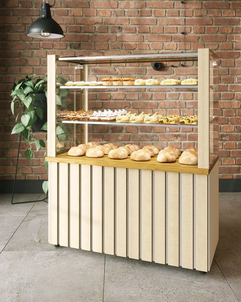 Bakery Display Ideas, Portable Outdoor Bar, Cake Shop Design, Pastry Stand, Bakery Display Case, Pastry Display, Bakery Store, Bakery Design Interior, Sweet Carts