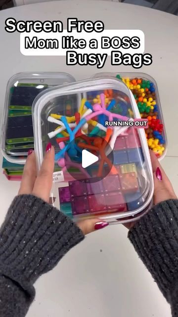 𝗝𝗮𝗰𝗾𝘂𝗲𝗹𝗶𝗻 Castillo on Instagram: "Follow @momlikeaboss_ for easy activities and mom hacks! Screen Free Busy Bags to grab and go before you leave are an absolute game changer! Comment “Busy” and I’ll send the links to everything shown in the video. My kids love all of these! They are perfect for doctor offices, road trips, restaurants really anywhere you need the kids occupied and quiet 😅 #momhack #roadtriphack #momsofinstagram #momsofig #busybag #toddlerhack" Activities For Car Trips For Kids, Diy Busy Bags For Toddlers, Roadtrip Activities For Kids Busy Bags, Travel Busy Bags For Toddlers, Bingo Chips Ideas, Diy Road Trip Activities For Toddlers, Kids Car Ride Activities, Toddler Restaurant Busy Bag, Restaurant Busy Bag Toddlers