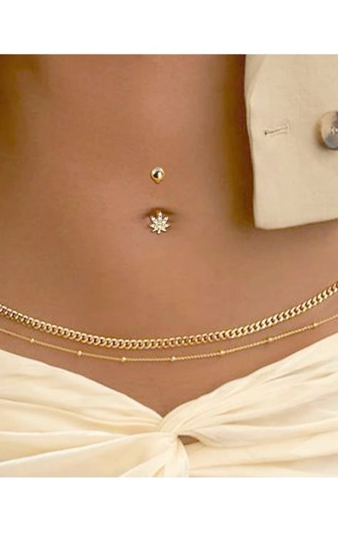 Gold Piercings Belly, Belly Piercing Gold, Belly Button Piercing Gold, Gold Belly Piercing, Gold Belly Button Piercing, Gold Belly Rings, Stomach Piercings, Gold Belly Button Rings, Navel Piercing Jewelry