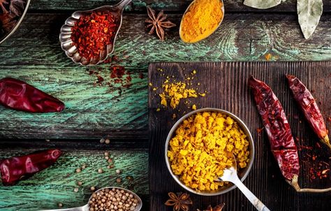 Assortment of international spices Benefits Of Burning Sage, Spices For Health, Holistic Meals, Food Photography Background, Ayurvedic Diet, Turmeric Health Benefits, Mexican Spices, Lazy Morning, Healthy Herbs