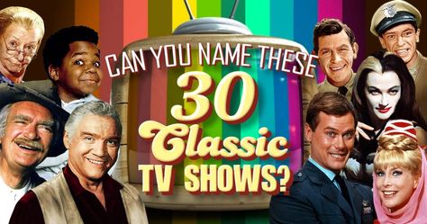 Let's turn back the clock with this classic TV quiz and see how many shows you can name! Snf Activities, That 70s Show Characters, Classic Tv Shows, The Donna Reed Show, Tv Quiz, The Rockford Files, Tv Trivia, The Beverly Hillbillies, Mary Tyler Moore Show