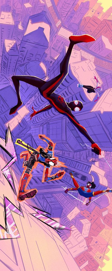 Spider Punk Side Profile, Spiderman Wallpaper Chromebook, Spiderman Across The Spider Verse Scenes, Spiderman Itsv Wallpaper, Across The Spider Verse Wallpaper Laptop, Spiderman Into The Spiderverse Art, Spiderman Desktop Wallpaper, Spiderman Comic Wallpaper, Spiderman Wallpaper 4k Ultra Hd