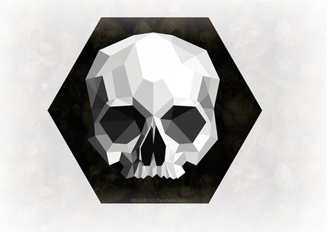 polygon skull with crown - Google Search Skull Tattoo Drawing, Small Skull Tattoo, Geometric Skull, Simple Skull, Polygon Art, Skulls Drawing, Architecture Tattoo, Skull Logo, Tattoo Project